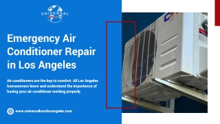 Emergency Air Conditioner Repair in Los Angeles