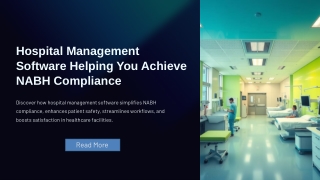 Hospital Management Software Helping you Achieve NABH Compliance – DocPulse Health Care