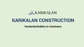 Residential builders in coimbatore | Trusted Home Builders