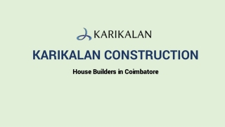 House Builders in Coimbatore | House Planning and Building Services