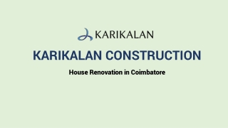 House Renovation in Coimbatore | Affordable House Renovation