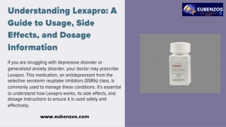 understanding lexapro a guide to usage side