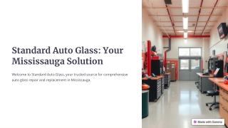 Standard Auto Glass Repair in Mississauga