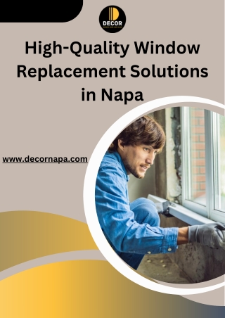 high quality window replacement solutions in napa