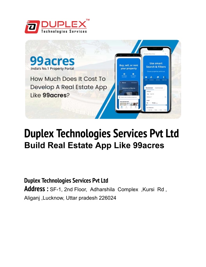 duplex technologies services pvt ltd build real