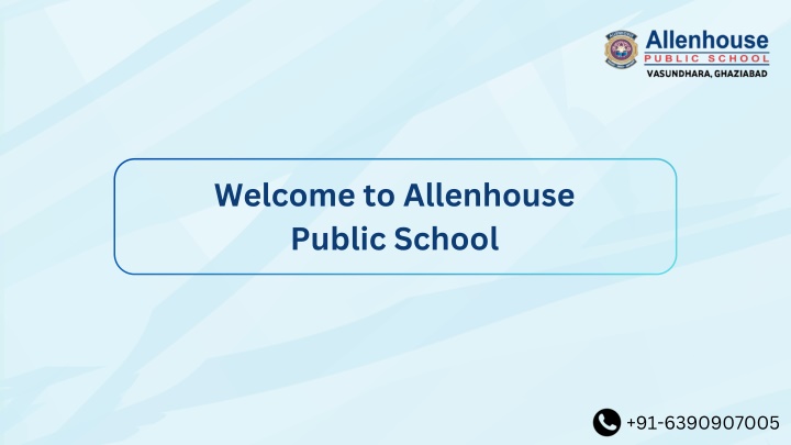 welcome to allenhouse public school