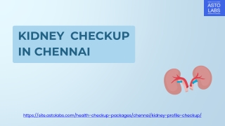 kidney checkup in chennai