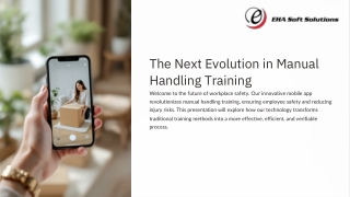 the next evolution in manual handling training