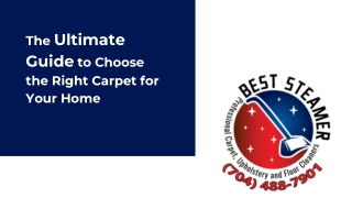 The Ultimate Guide to Choose the Right Carpet for Your Home