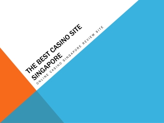 Popular Online Betting Sites Singapore - Best Online Casino