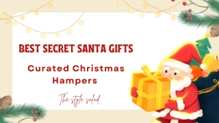 Best Secret Santa Gifts Curated Christmas Hampers