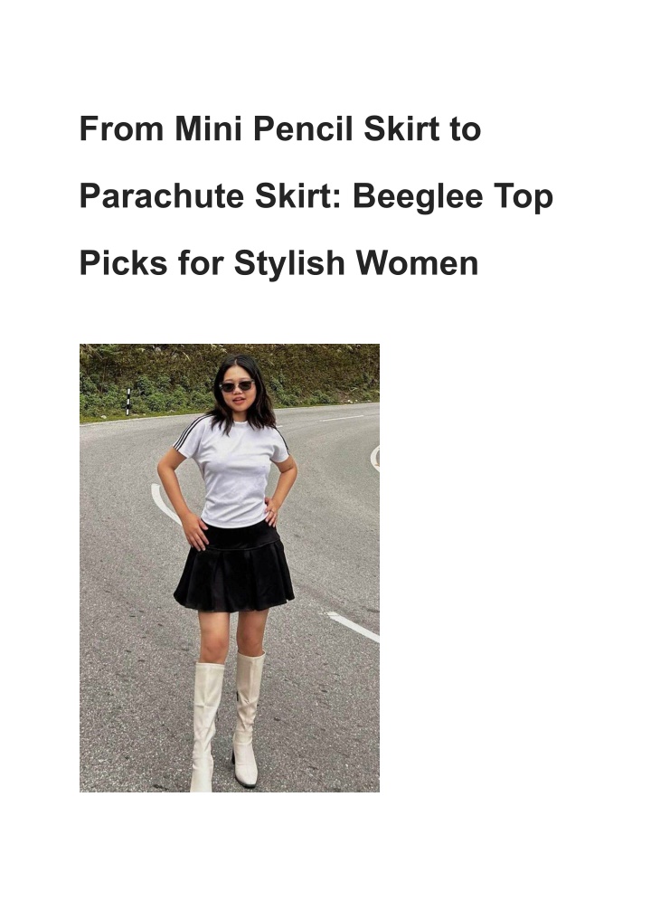 from mini pencil skirt to