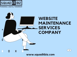 Website Maintenance Services Company by Squad IT Biz