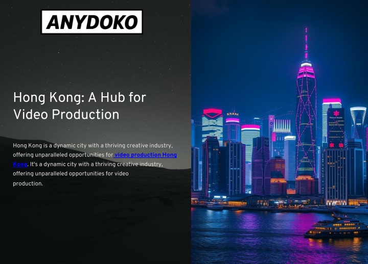 hong kong a hub for video production hong kong