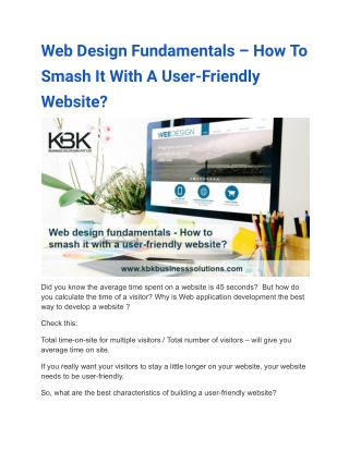 web design fundamentals how to smash it with