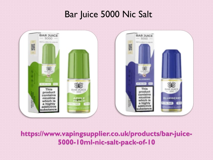 https www vapingsupplier co uk products bar juice 5000 10ml nic salt pack of 10