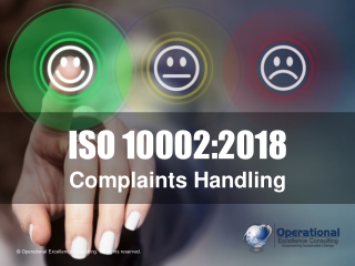 ISO 10002:2018 (Complaints-handling) Awareness Training