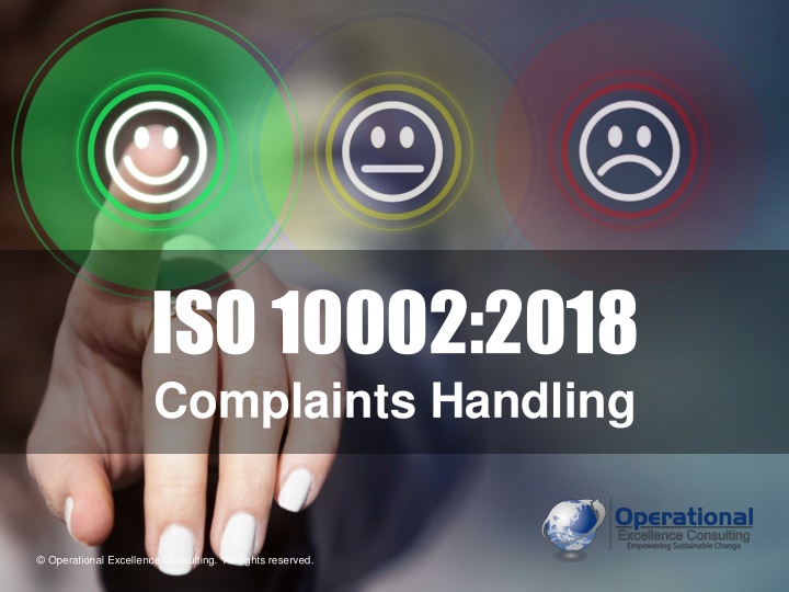 iso 10002 2018 complaints handling