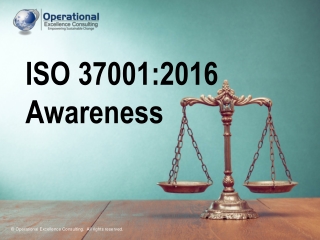 ISO 37001:2016 (ABMS) Awareness Training