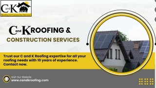 Roof Repair Hazel Green - C and K Roofing & Construction Services