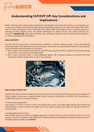 Understanding FAPDPF Off Key Considerations and Implications