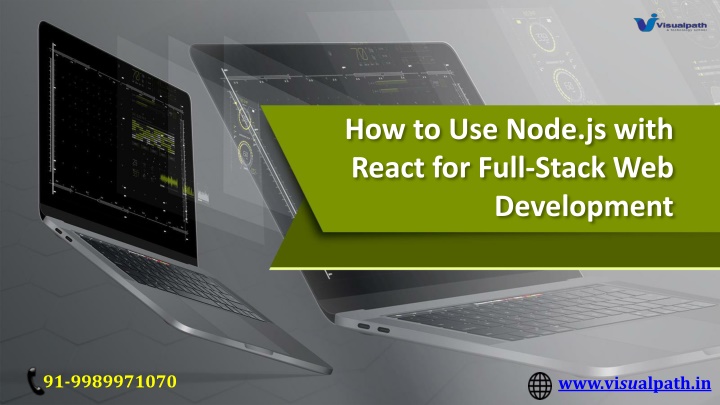 how to use node js with react for full stack web development