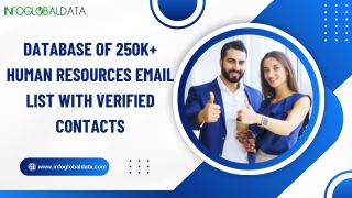 database of 250k human resources email list with