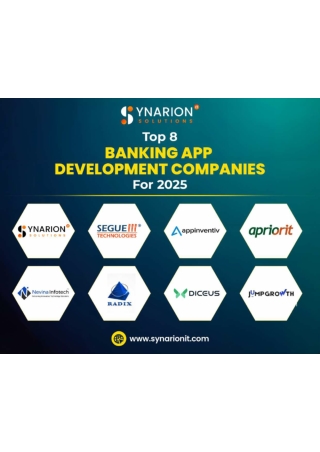 Top 8 Banking App Development Companies For 2025