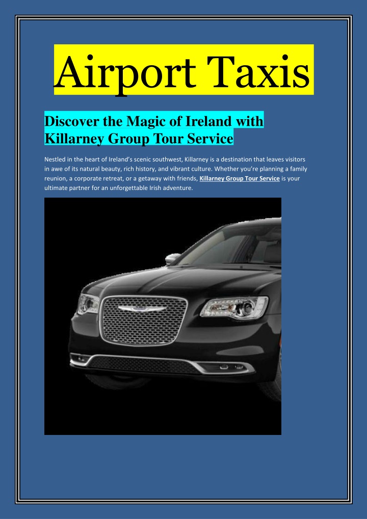 airport taxis