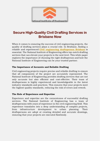 secure high secure high quality civil drafting