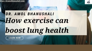 How exercise can boost lung health