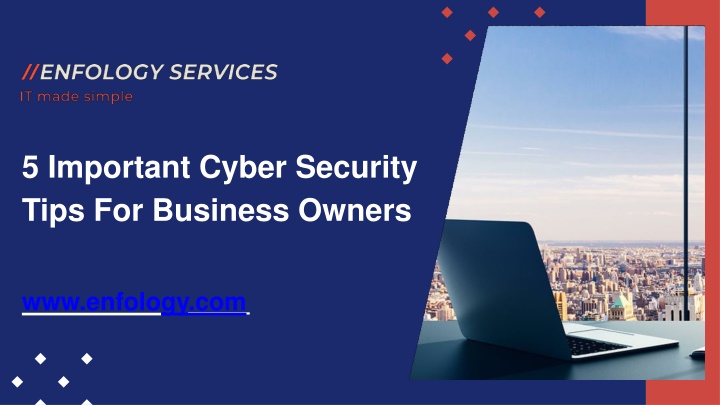 5 important cyber security tips for business