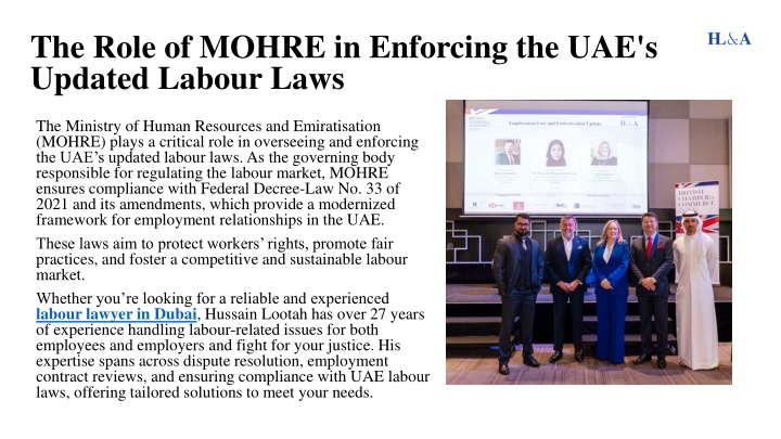 the role of mohre in enforcing the uae s updated