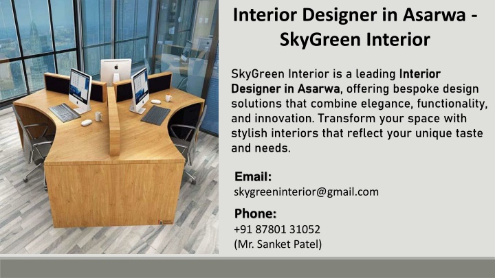 interior designer in asarwa skygreen interior