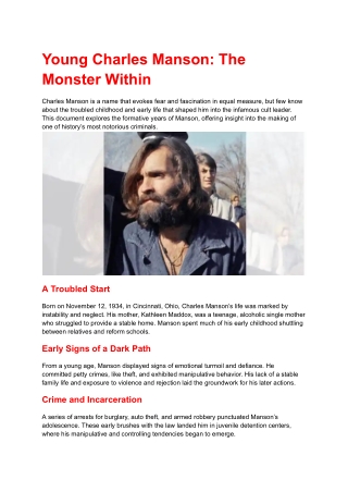 Young Charles Manson_ The Monster Within (1)