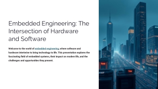 embedded engineering the intersection of hardware