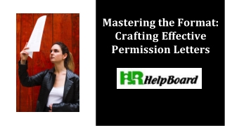 mastering the format crafting effective permission letters