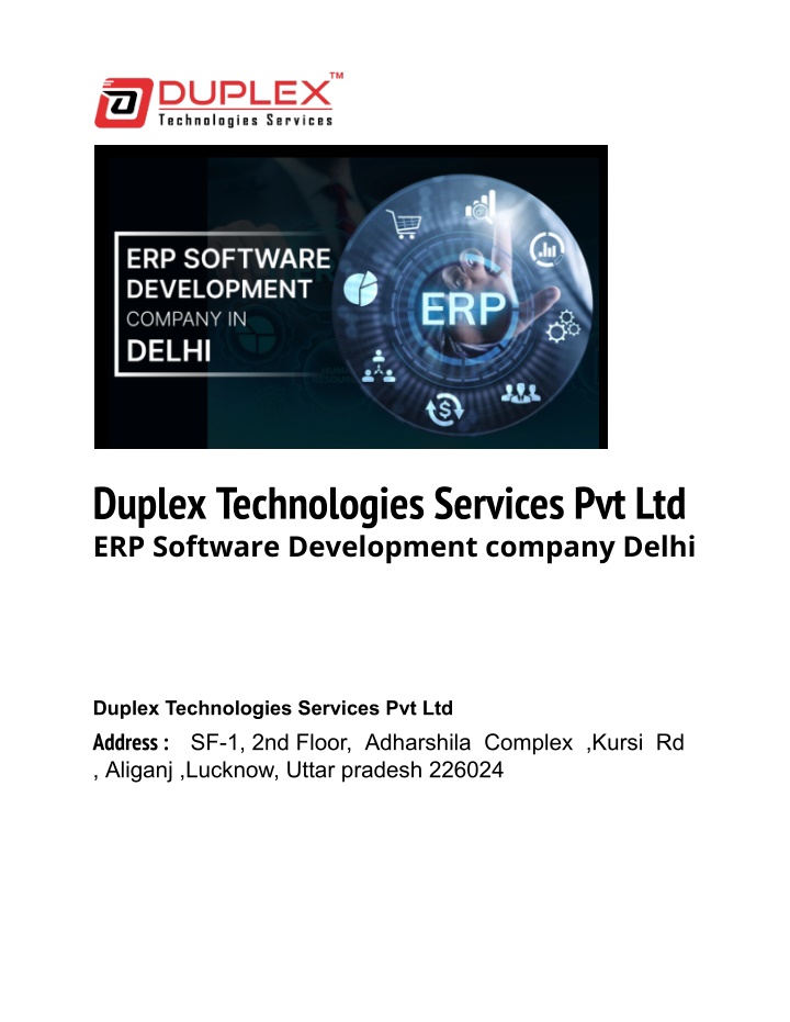 duplex technologies services pvt ltd erp software