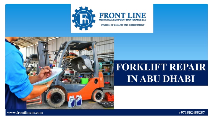 forklift repair in abu dhabi