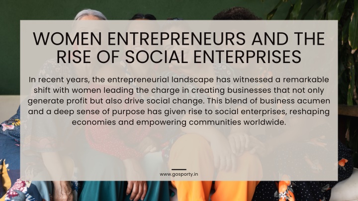 women entrepreneurs and the rise of social