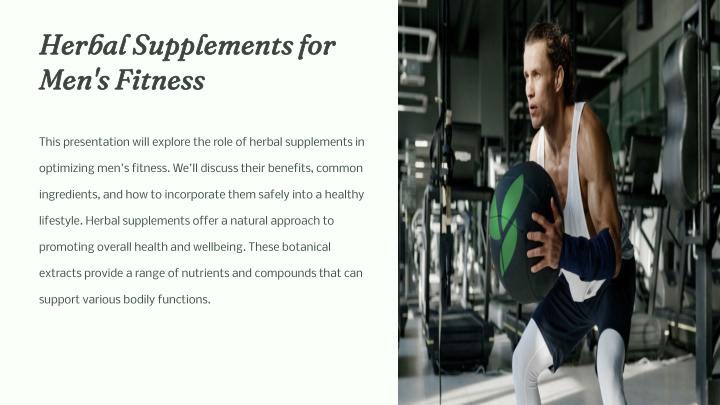 herbal supplements for men s fitness