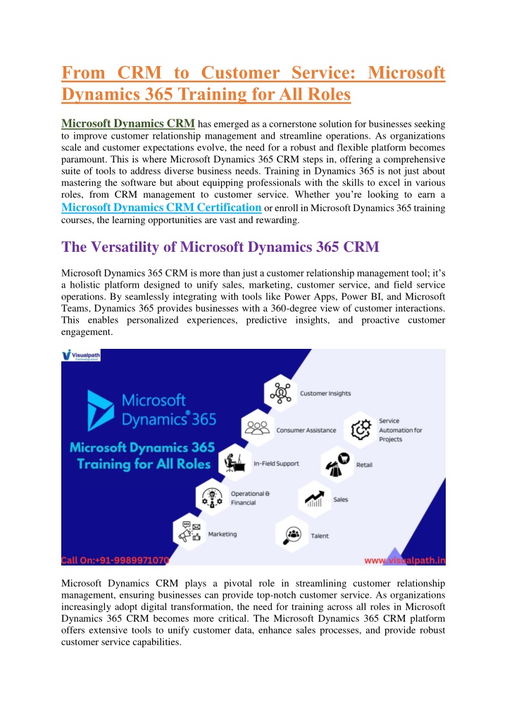 from crm to customer service microsoft dynamics