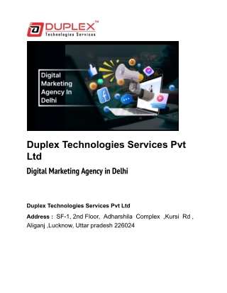 Digital Marketing Agency in Delhi