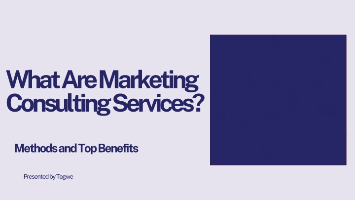 what are marketing consulting services