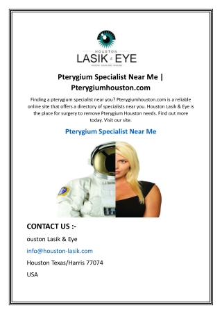 pterygium specialist near me pterygiumhouston com