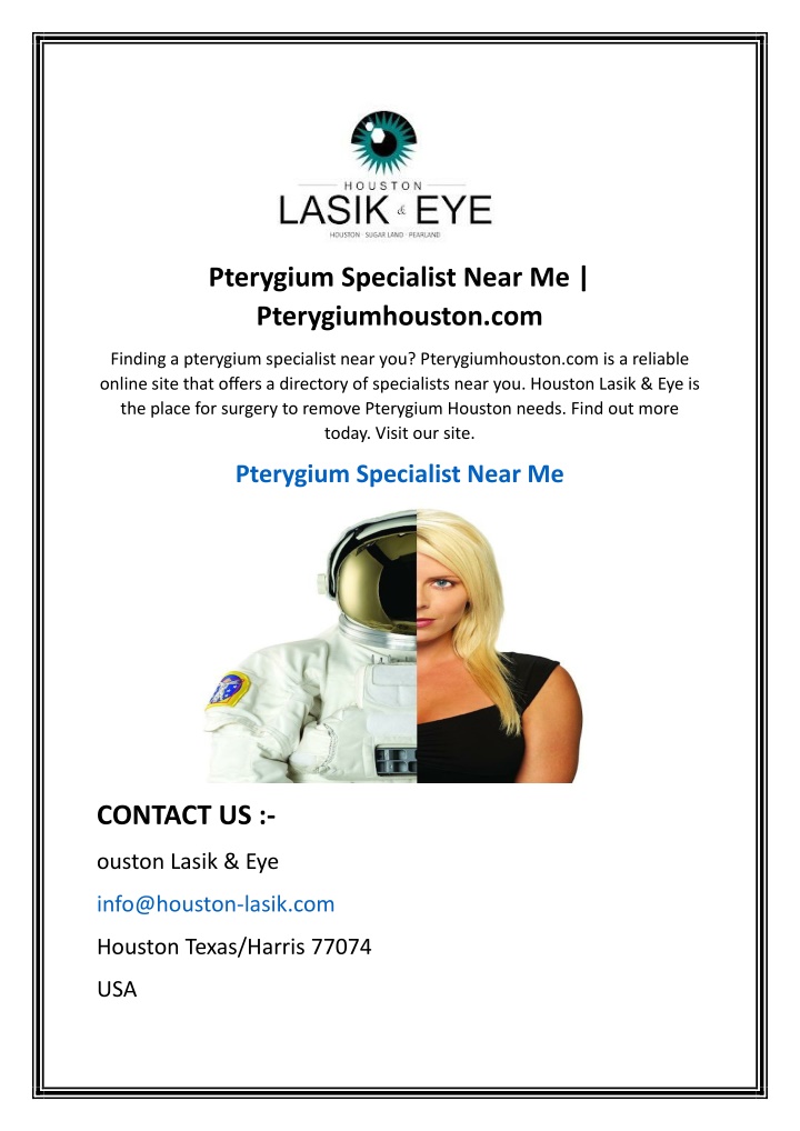 pterygium specialist near me pterygiumhouston com