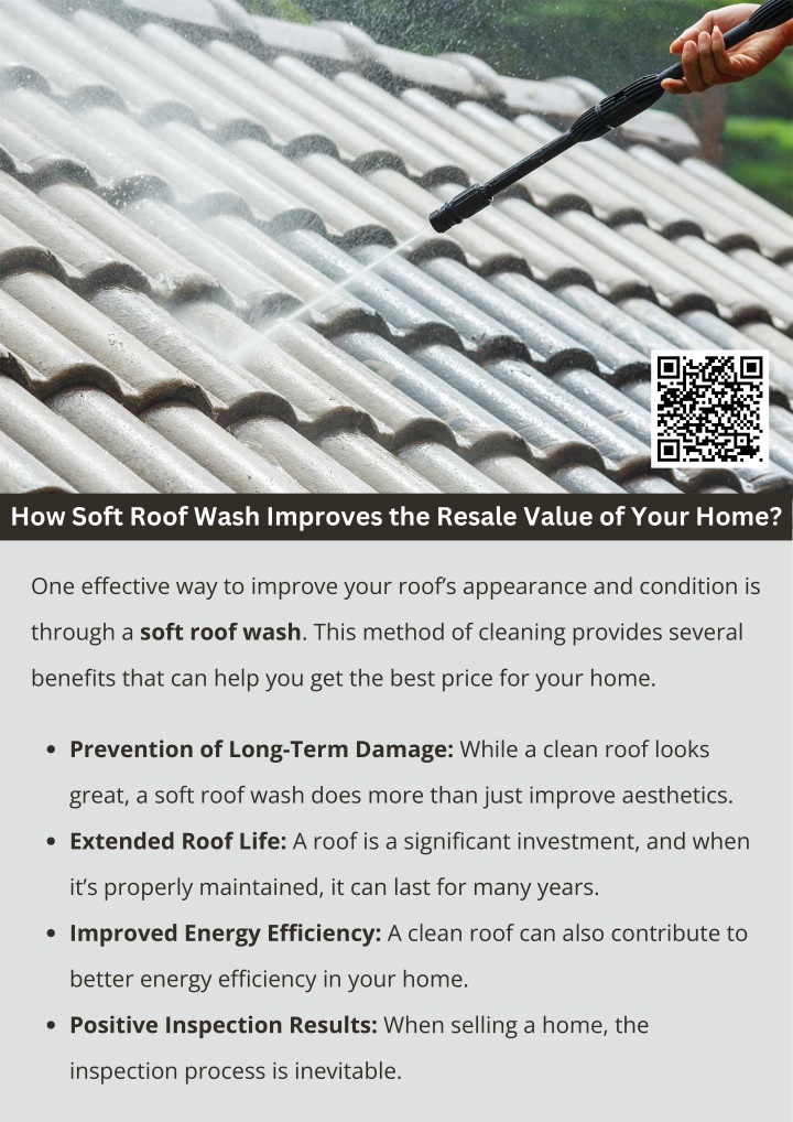 how soft roof wash improves the resale value