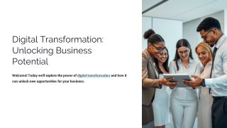 digital transformation unlocking business