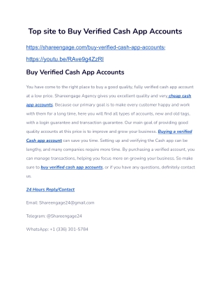 Top site to Buy Verified Cash App Accounts (1)