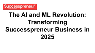 the ai and ml revolution transforming